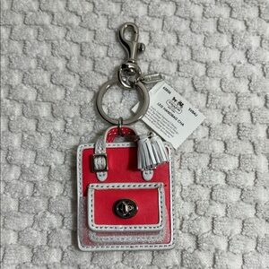 Coach Legacy Mini Bag Keychain